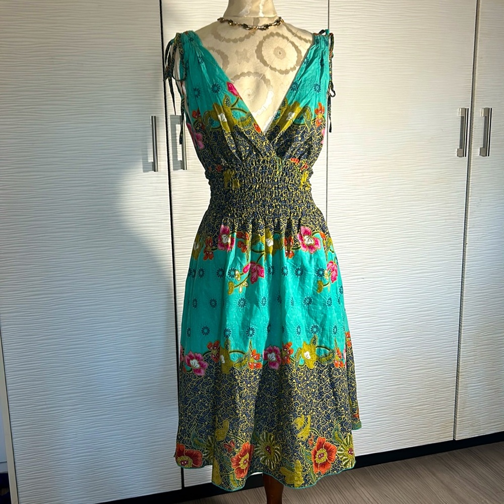 Beautiful summer cotton dress, Sz S/M
